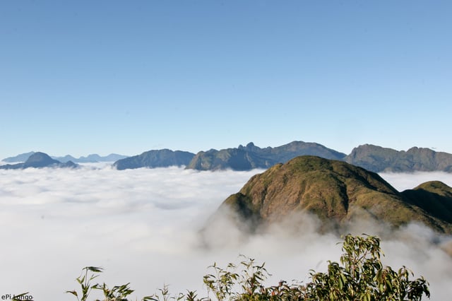 Hoàng Liên Sơn mountain range, a part of the Fansipan which is the highest summit on the Indochinese Peninsula.