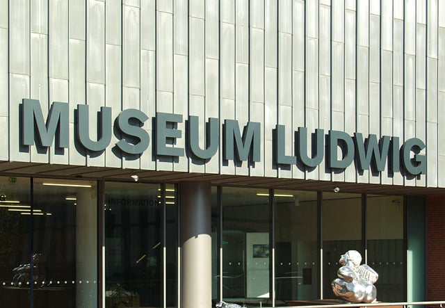 The Museum Ludwig houses one of the most important collections of modern art.