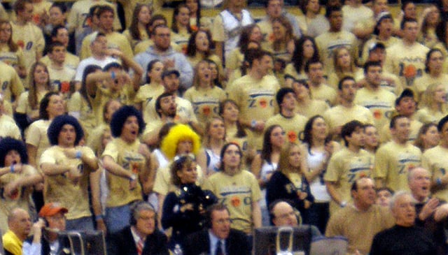 The Oakland Zoo, Pitt basketball's student cheering club