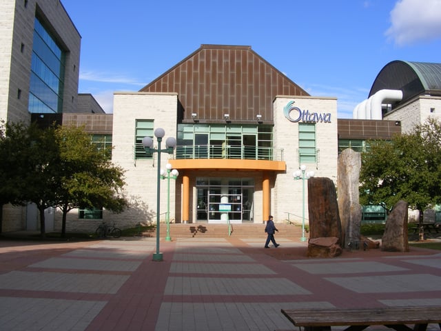 Ottawa City Hall houses the seat of local government.