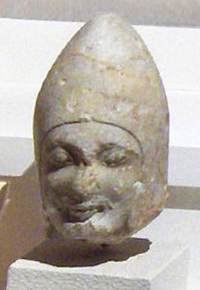 Portrait of an Achaemenid Satrap of Asia Minor (Heraclea, in Bithynia), end of 6th century BCE, probably under Darius I.