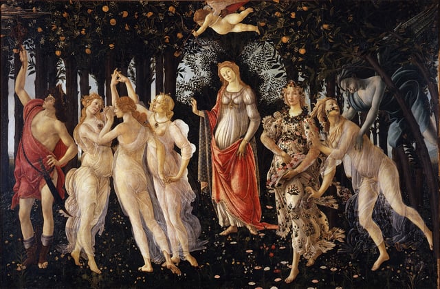 Primavera (1482) by Botticelli