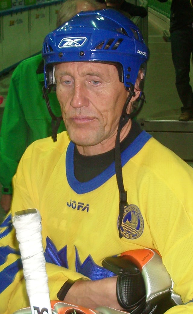 Börje Salming, a retired ice hockey defenceman.