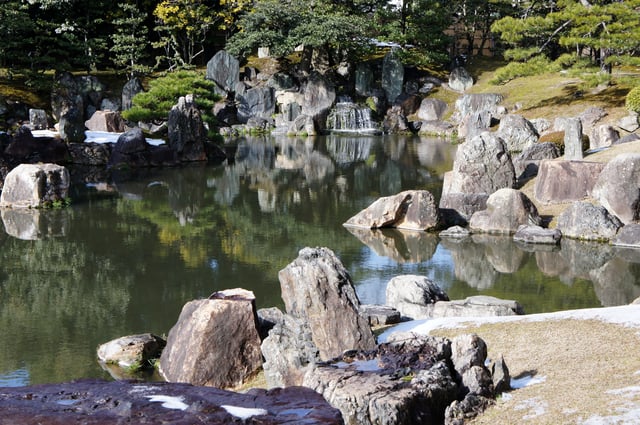 Nijō Castle in Nakagyō-ku is famous for architecture and gardens.