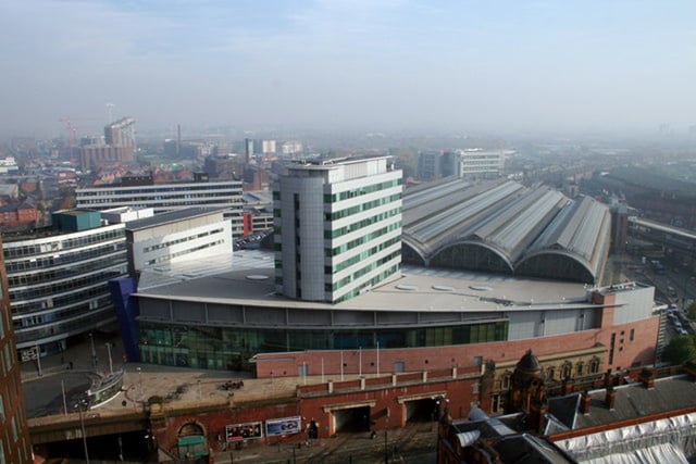 Manchester Piccadilly Station, the busiest of the four major railway stations in the Manchester station group with over 27 million passengers using the station in 2017.