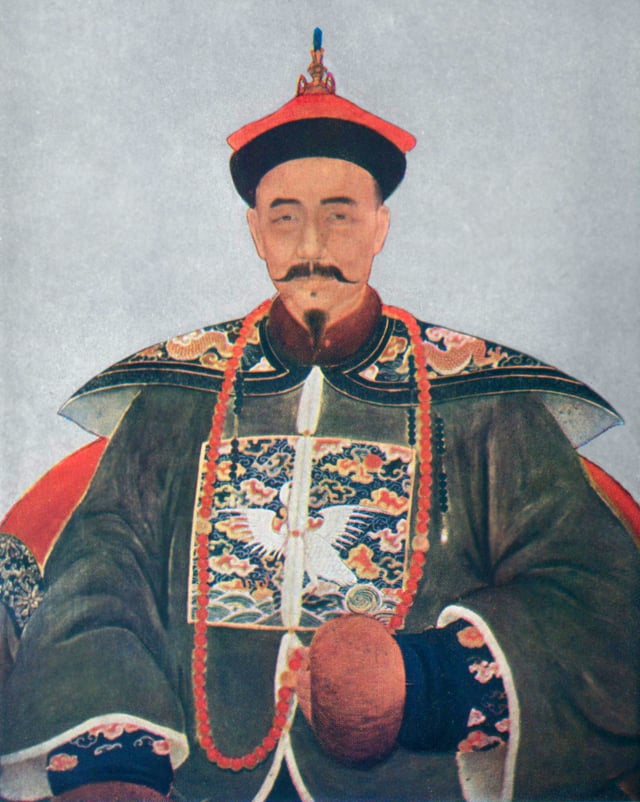 Puankhequa (Chinese: 潘启官; pinyin: Pān Qǐguān), also known as Pan Wenyan or Zhencheng (1714 – 10 January 1788), was a Chinese merchant and member of a Cohong family, which traded with the Europeans in Canton. This portrait from the 1700s is in the collections of the Gothenburg Museum.