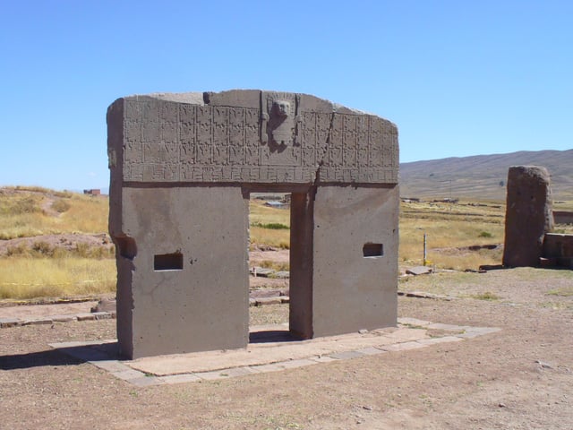 Puerta del Sol, Archaeological Zone of Tiwanaku, Bolivia