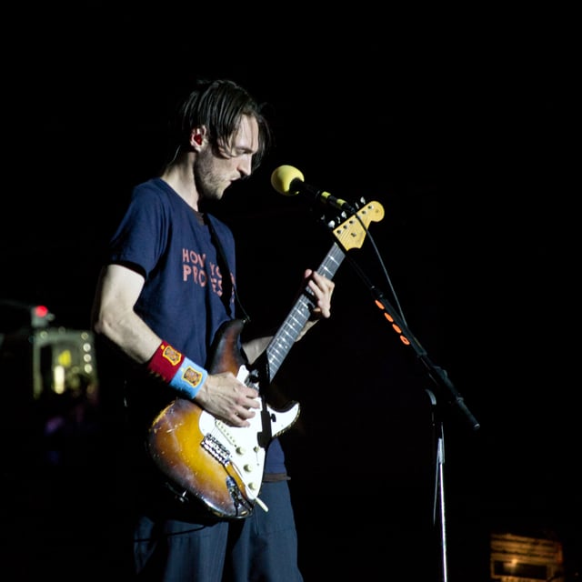 Josh Klinghoffer (pictured), who acted as backup touring guitarist for the band in 2007, replaced John Frusciante in 2009 as the band's full-time guitarist
