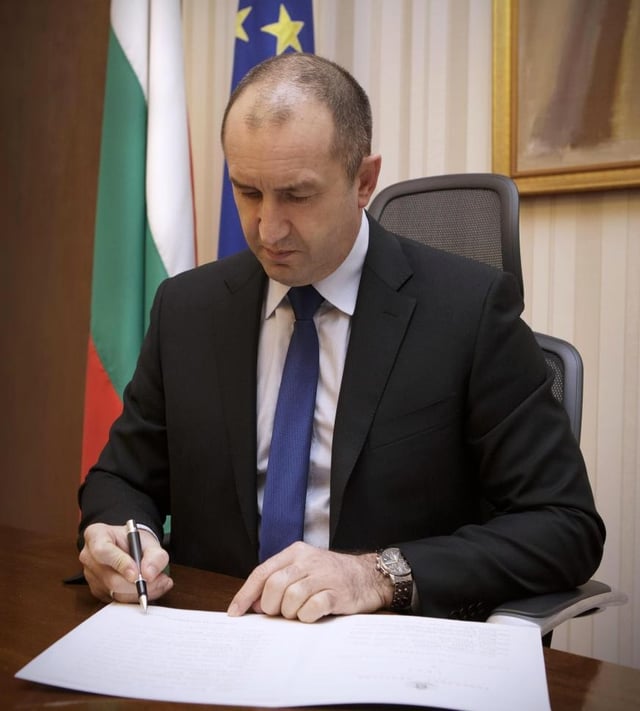 Rumen Radev President of Bulgaria