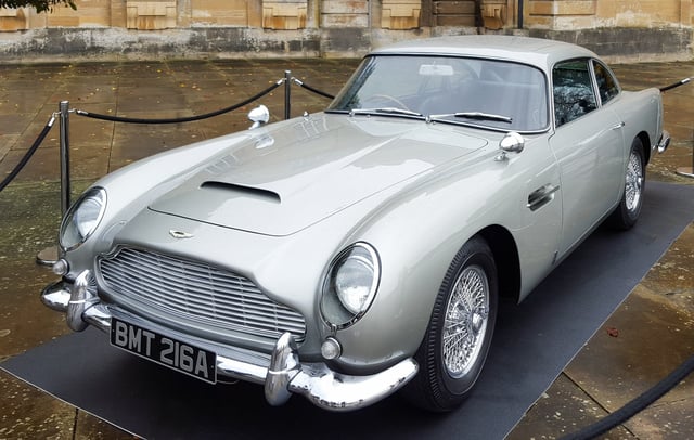 The Aston Martin DB5 featured in the film