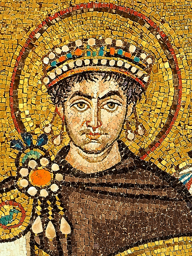 Emperor Justinian (527–565) of the Byzantine Empire who ordered the codification of Corpus Juris Civilis.