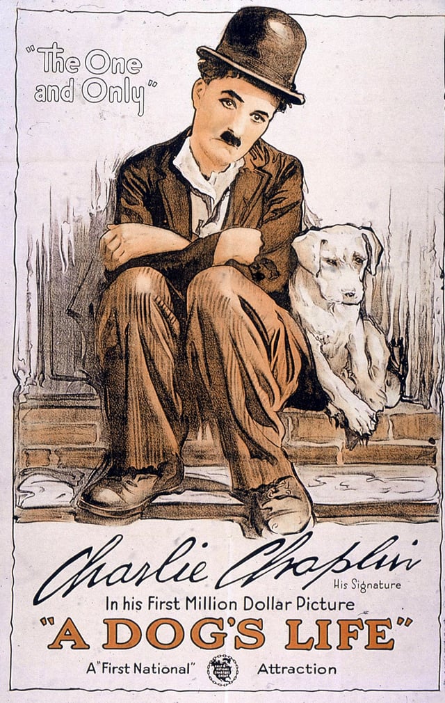 A Dog's Life (1918). It was around this time that Chaplin began to conceive the Tramp as "a sort of Pierrot", or sad clown.