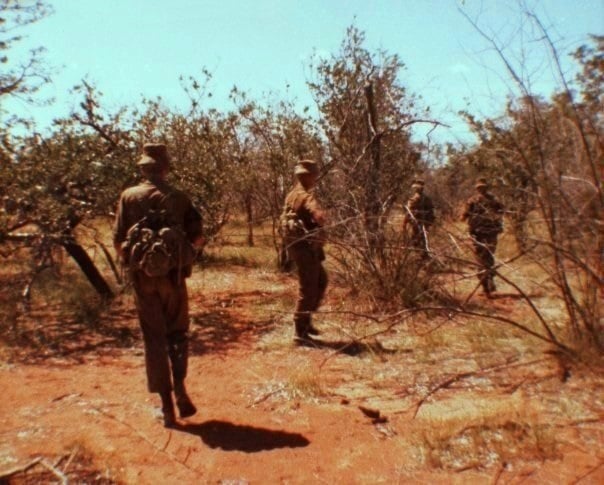 South African paratroops on a raid in Angola, 1980s