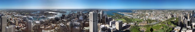 View of Sydney from Sydney Tower