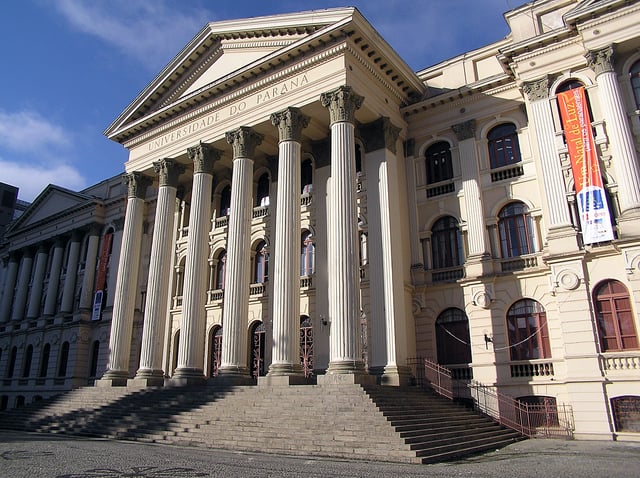 UFPR – Historic building at Santos Andrade Square, in Curitiba