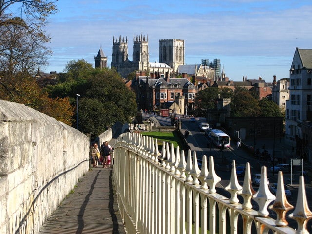 The Minster as seen from the Station Road walls