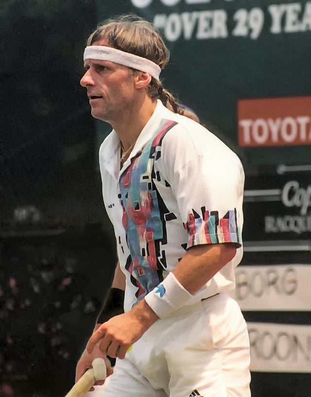 Former World No. 1 tennis player Björn Borg