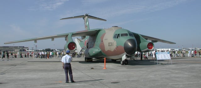 The Kawasaki C-1 is a tactical military transport of the Japan Air Self-Defense Force
