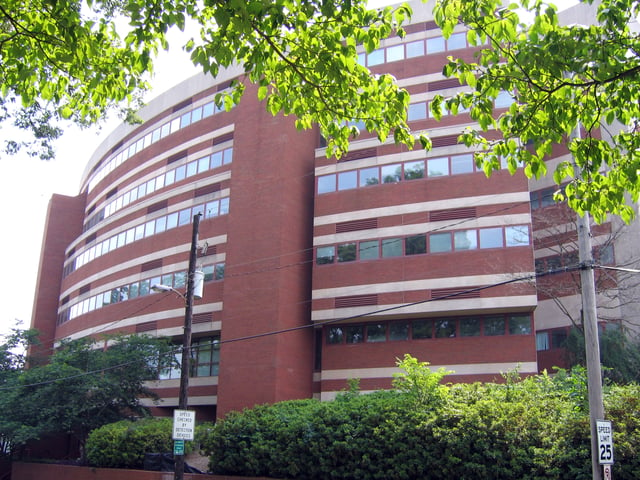 The Centennial Research Building, one of the buildings of the Georgia Tech Research Institute