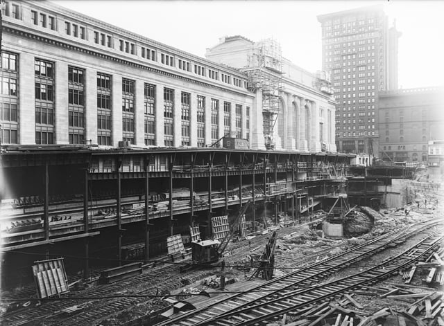 Building construction c. 1912