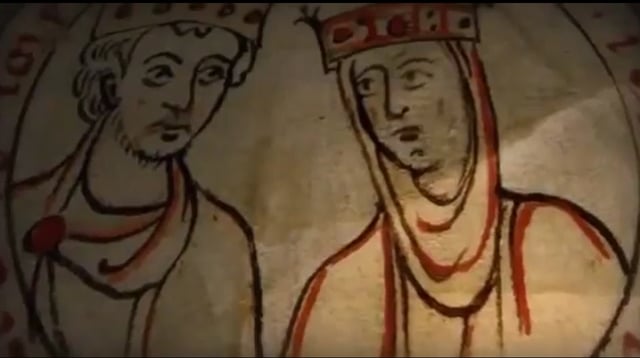 Henry IV and his wife Bertha of Savoy