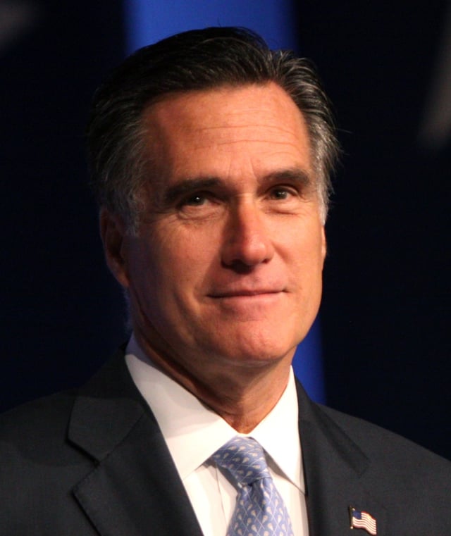 Mitt Romney(B.A. '71)Governor of Massachusetts / 2012 Republican Presidential nominee