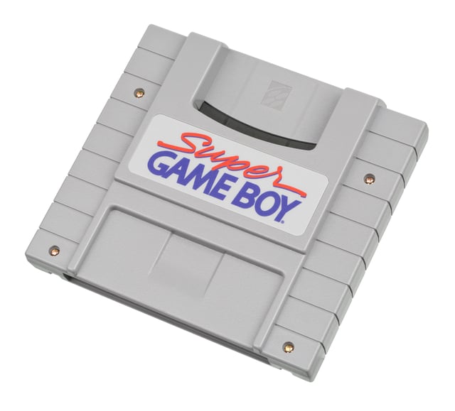 The Super Game Boy allows Game Boy games to be played on the SNES.