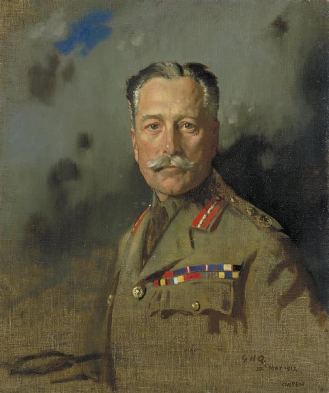 Portrait of Haig at General Headquarters, France, by Sir William Orpen, May 1917
