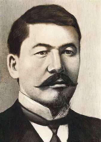 Alikhan Bukeikhanov, a Kazakh statesman who served as the Prime Minister of the Alash Autonomy from 1917 to 1920.
