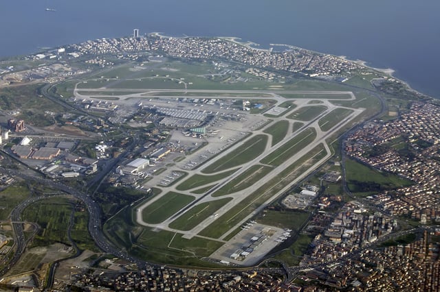 Istanbul Atatürk Airport, which handled 63.7 million passengers in 2017, was the city's primary airport before the opening of Istanbul Airport in Arnavutkoy.