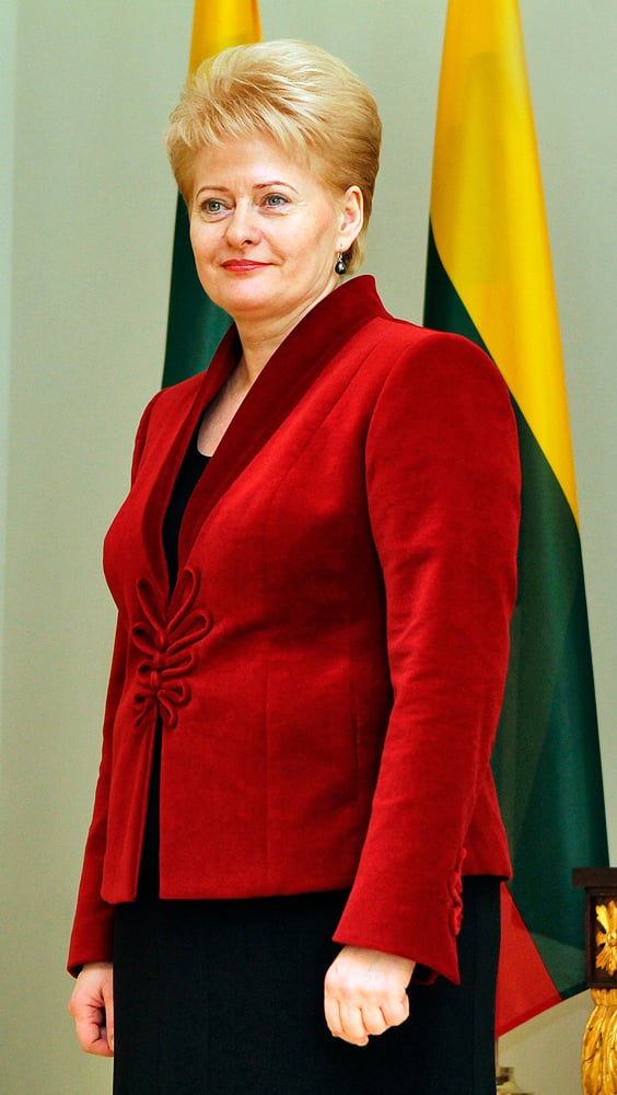 President of Lithuania Dalia Grybauskaitė