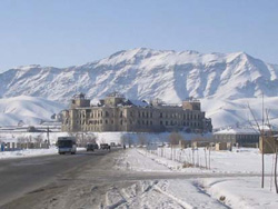 The famous Darul Aman Palace, built under King Amanullah Khan as part of an incompleted new capital city