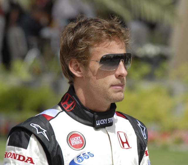 Button at the 2006 Bahrain Grand Prix.