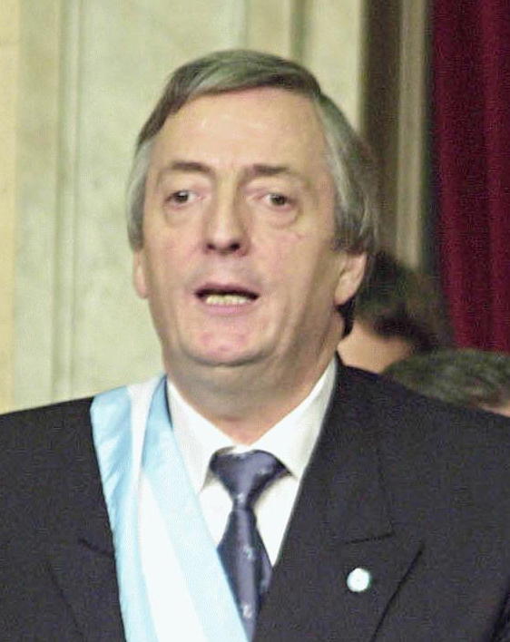 Kirchner takes office as President of Argentina.