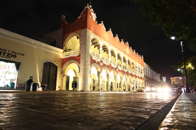 Merida's Municipal Palace, seat of the City Hall and Mayor's office.