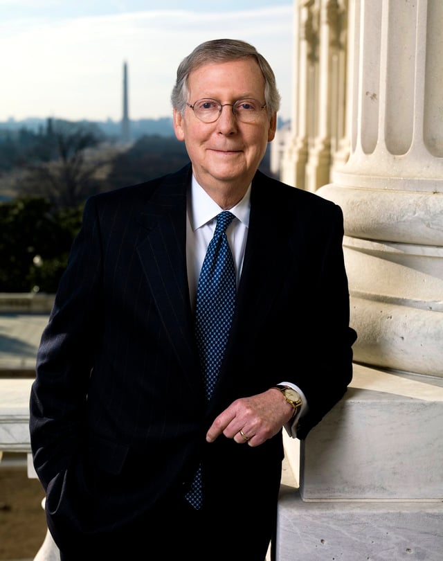 U.S. Senator Mitch McConnell, plaintiff in McConnell v. Federal Election Commission