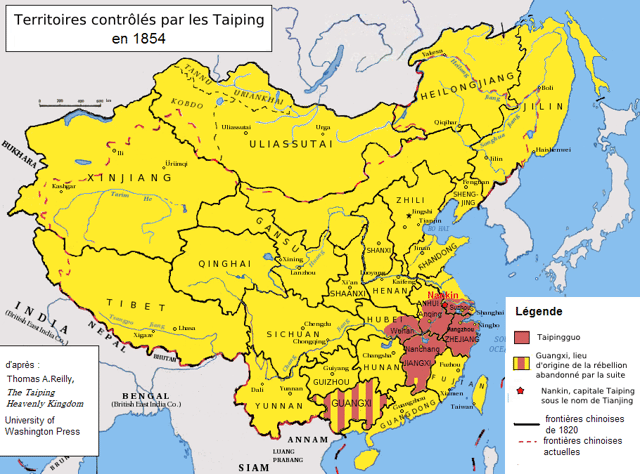 Qing dynasty in 1854