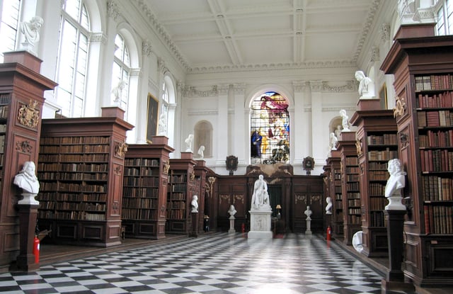 Trinity College's Wren Library