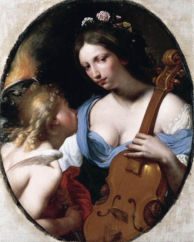 Personification of Music by Antonio Franchi, circa 1650