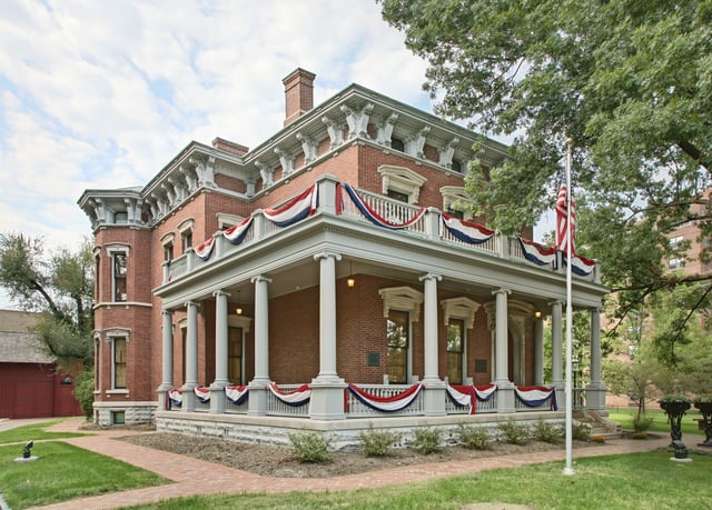 The Benjamin Harrison Presidential Site is a National Historic Landmark.