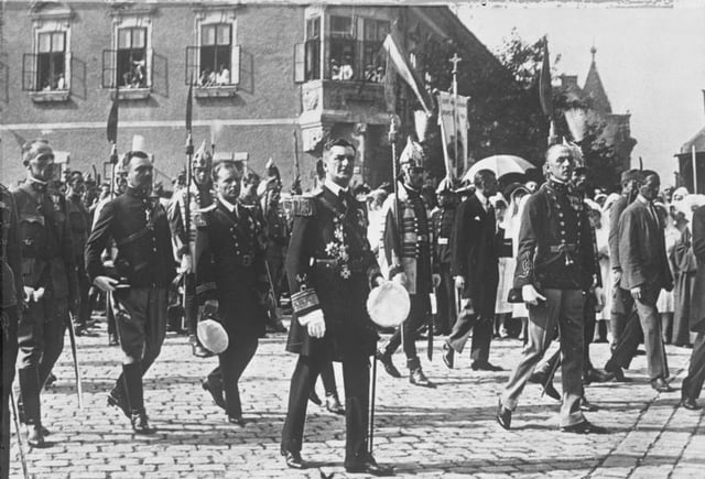 Horthy in Budapest, August 1931