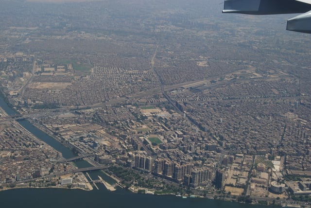 Cairo grew into a metropolitan area with a population of over 20 million