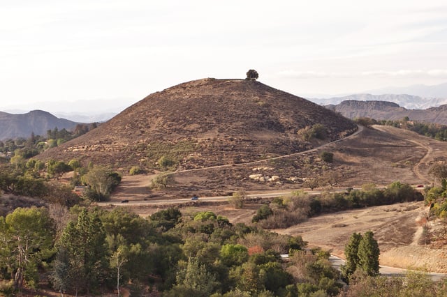 The 1,057 ft. Tarantula Hill, the highest point in Thousand Oaks.