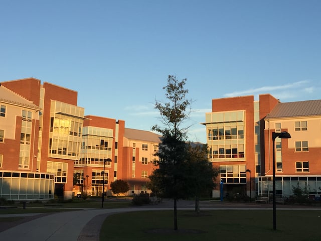 Residence Halls on the Old Dominion Quad