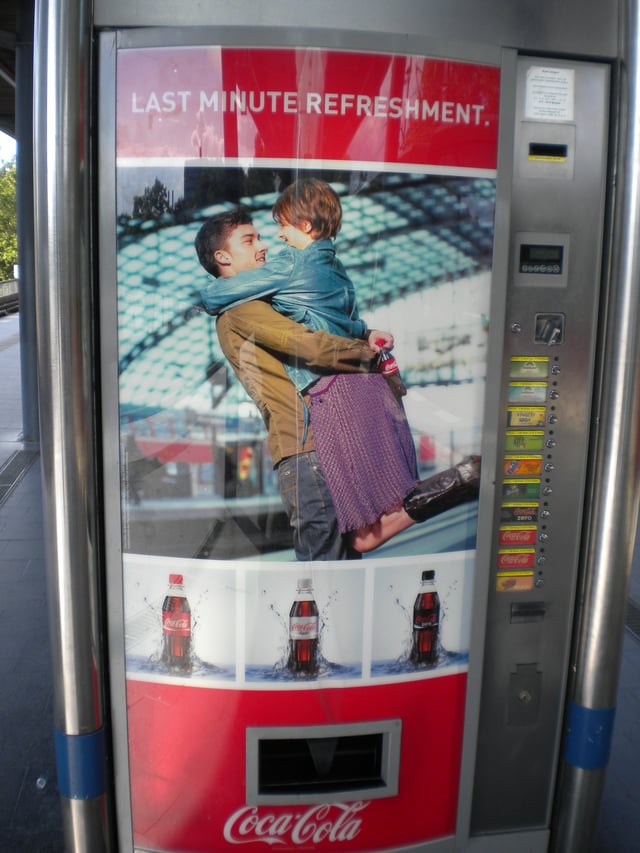 An ad in Berlin, Germany.