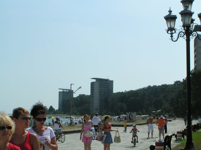 Seaside in Pitsunda, Abkhazia in 2006