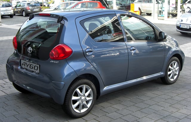 Pre-facelift Toyota Aygo