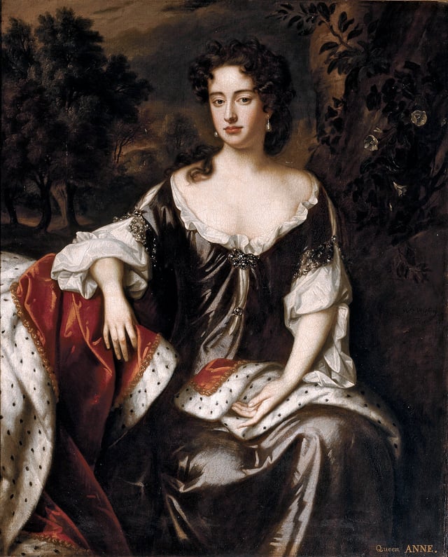 England and Scotland were united as Great Britain under Queen Anne in 1707.