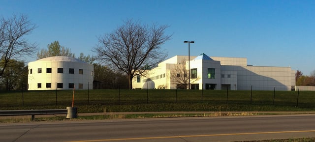 Prince's home and recording studio, Paisley Park, in Chanhassen, Minnesota