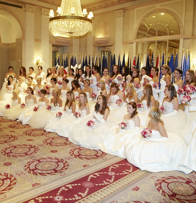 58th International Debutante Ball, 2012, at the Waldorf-Astoria Hotel in New York City